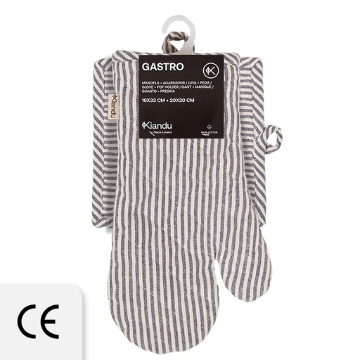 Kiandu Set cocina "Manopla+Agarrador" Gastro